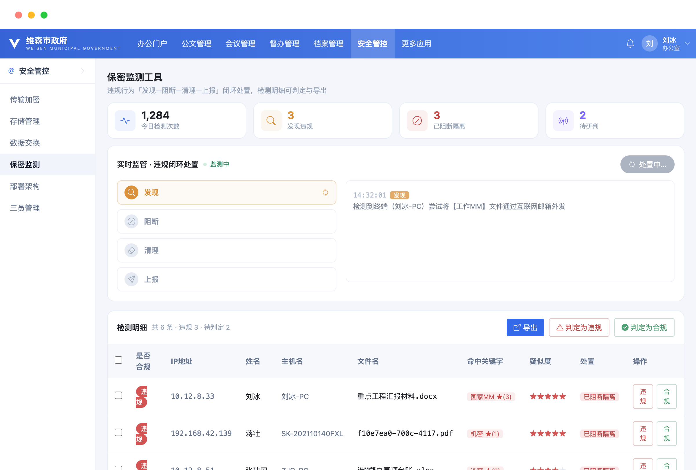 违规发现