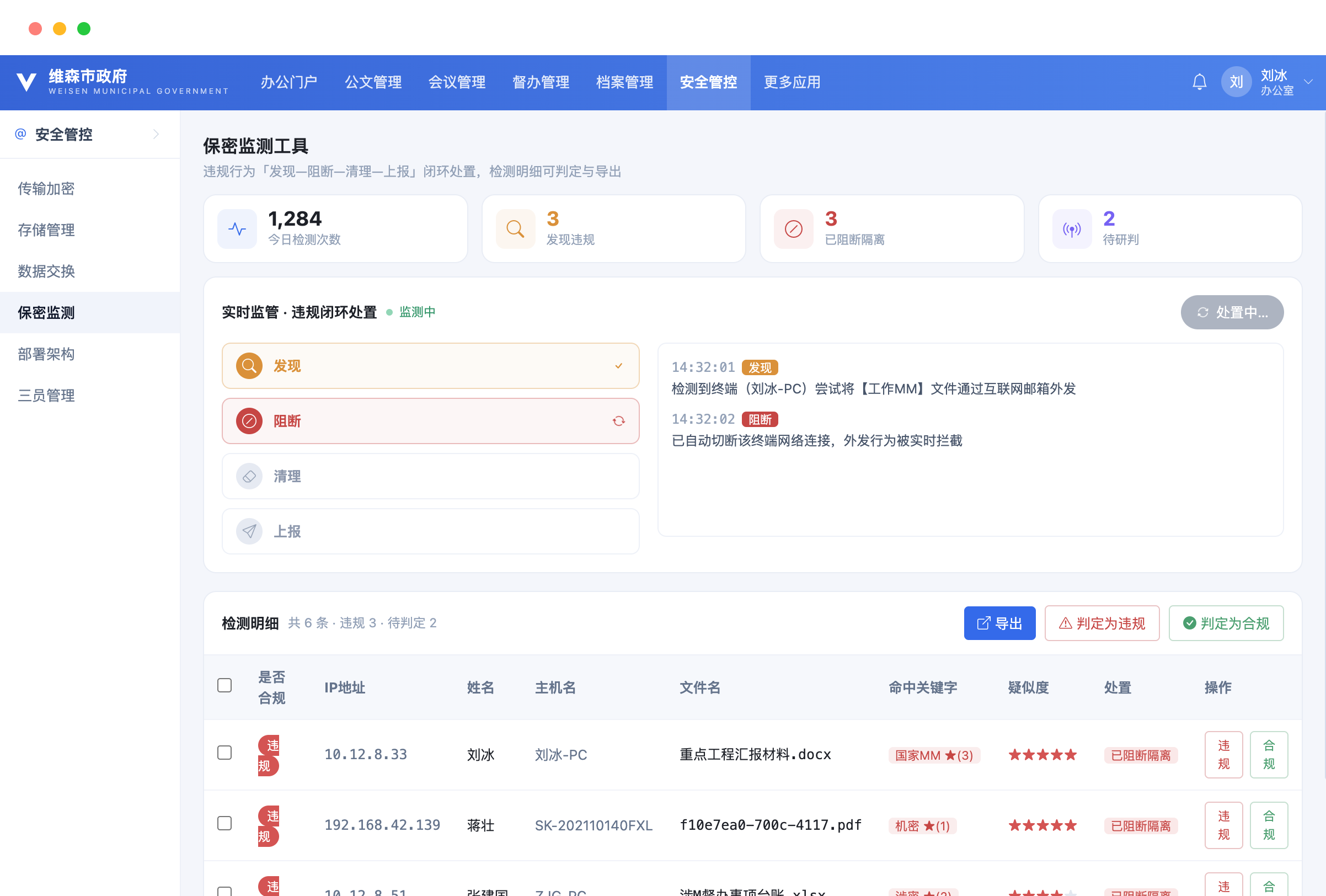 自动阻断